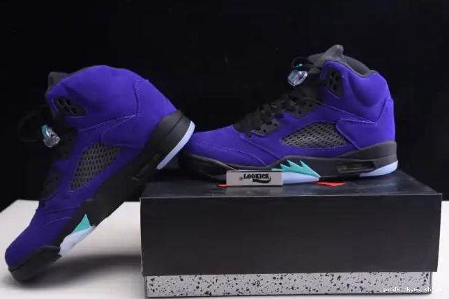 Cheap 136027-500 Air Jordan Alternate Retro 5 Grape 0523